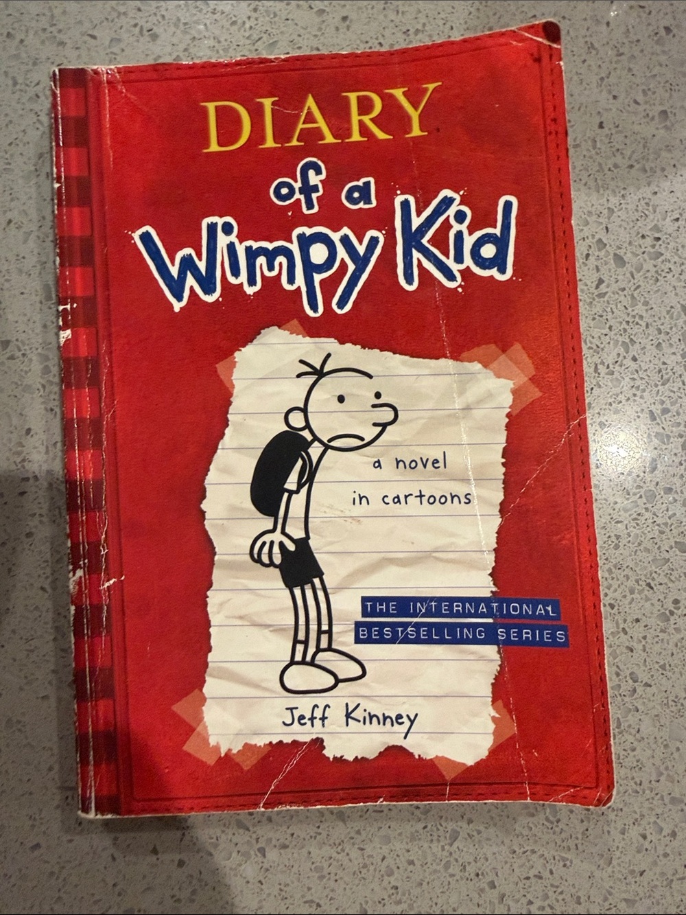 Diary of a Wimpy Kid — Red Kids Book by Jeff Kinney
